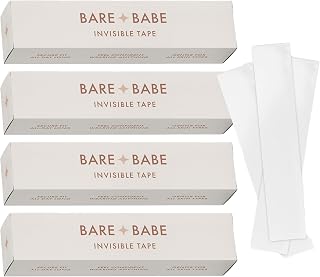 Double Sided Tape for Clothes and Body - Adhesive Fashion Tape for All Skin Shades - Transparent Clear Body Tape