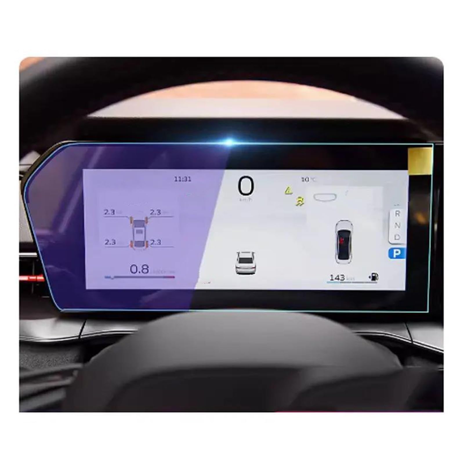 Verre trempé Geely Coolray évite les rayures sur l'écran d'instrumentation
