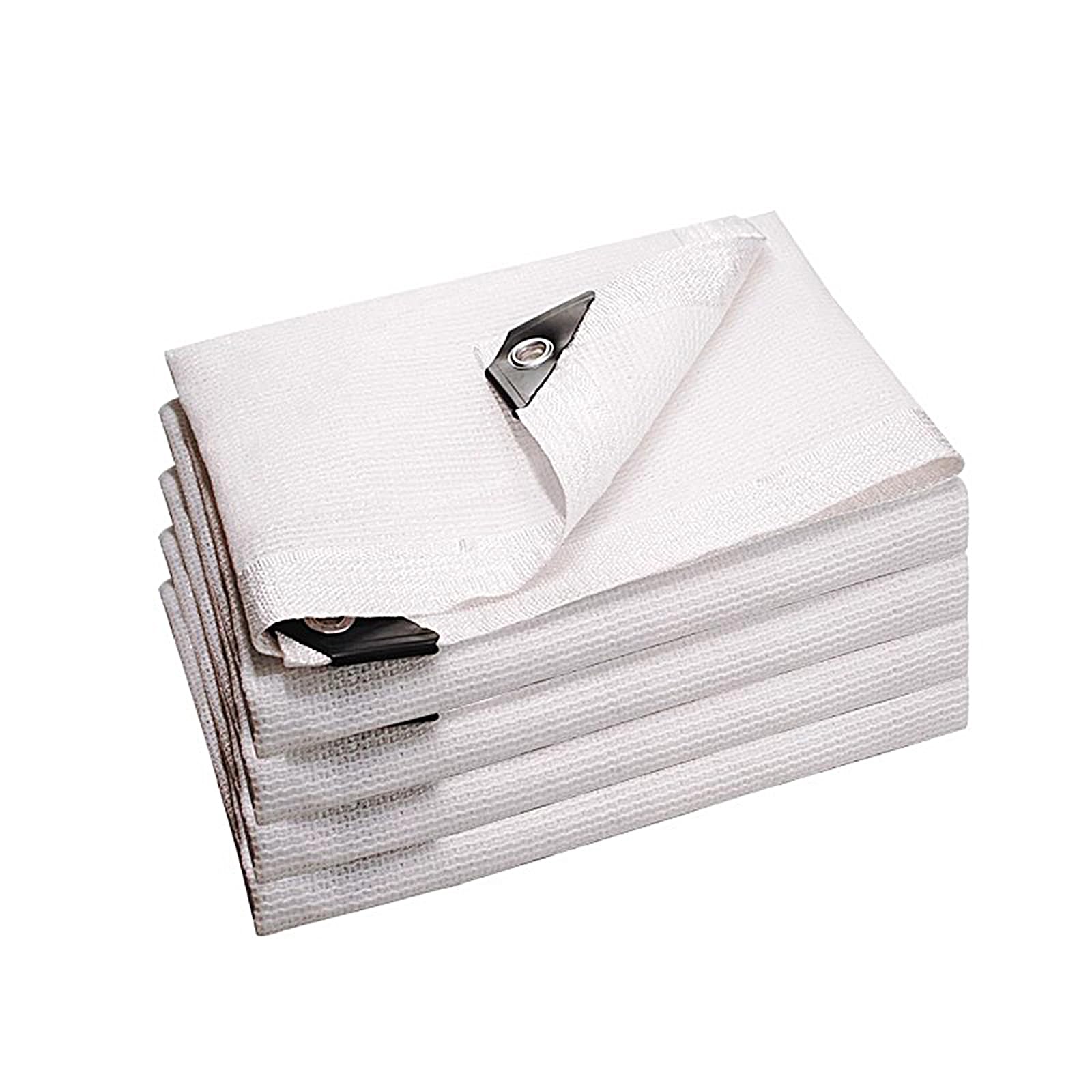 Toile d'ombrage blanche 2x4m filet pour serre et terrasse