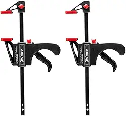 Kit 2 Grampo Sargento Universal Tipo F Aperto Rápido 150x45mm