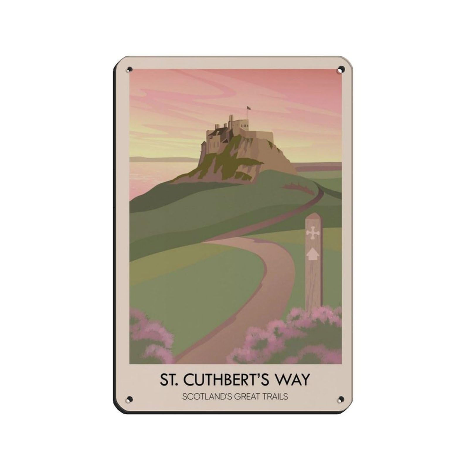 Poster St Cuthbert's Way 20 x 30 cm | Impression d'art murale