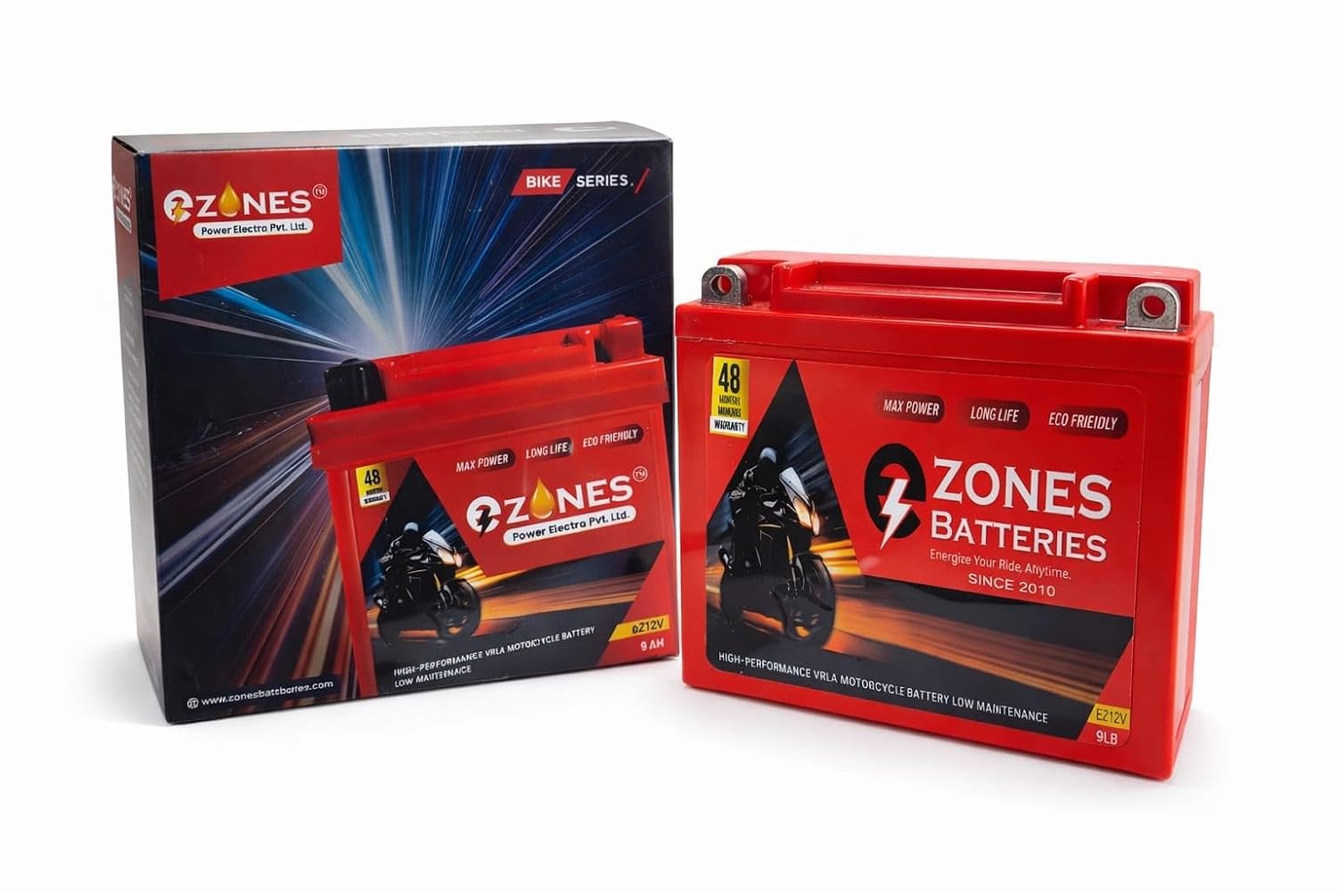 ZONES Batteries EZ12V VRLA Motorcycle Battery, 12V 9Ah, Low Maintenance, 48 Months Warranty, for Royal Enfield Bullet and ... - Review, Price and Buying Guide