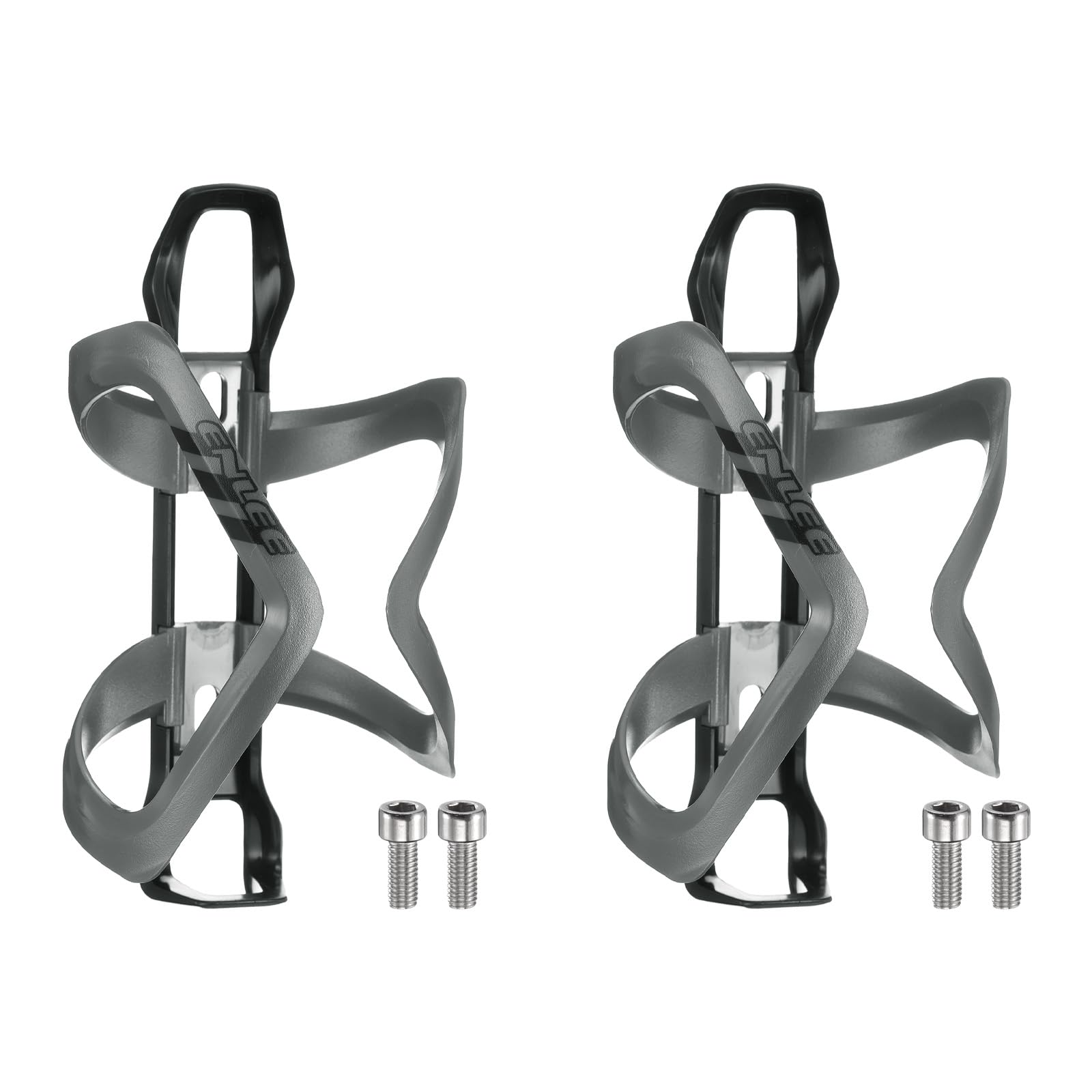 sourcing map 2pcs Bicycle Water Bottle Holder Adjustment Right Load Bike Bottle Cages Cycling Cup Holder for MTB Road Gravel, Grey โ image 1