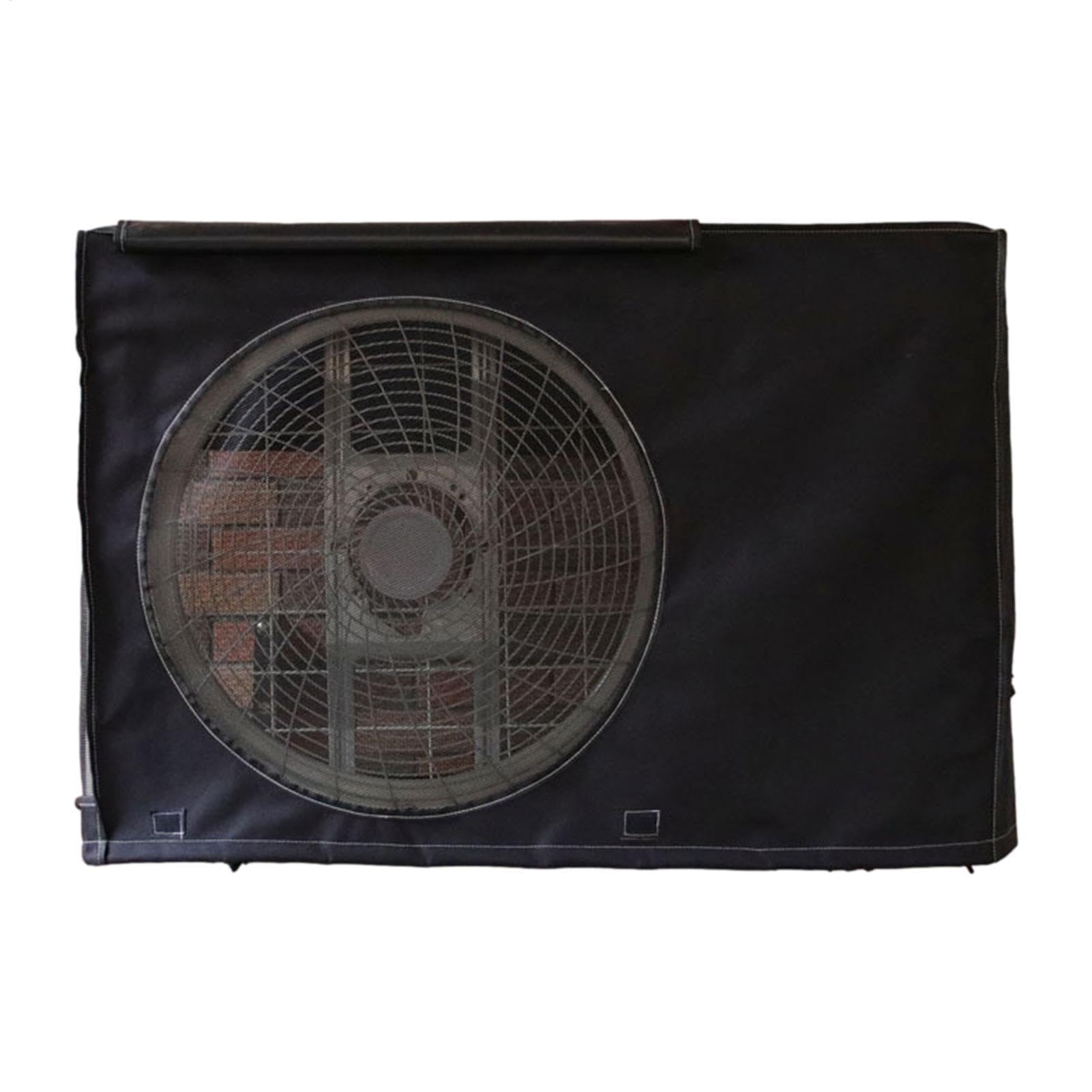 Cubierta de aire acondicionado para exteriores, protección de aire acondicionado, equipo resistente a la intemperie, ajuste, fundas protectoras lavables para prolongar la vida útil de tu