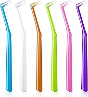 Vista 10 de Fregum Cepillo de Dientes de Mechón Final 2 en 1 con Cepillo Interdental para Ortodoncia, Frenos, Implantes, Retenedores, Dientes Posteriores