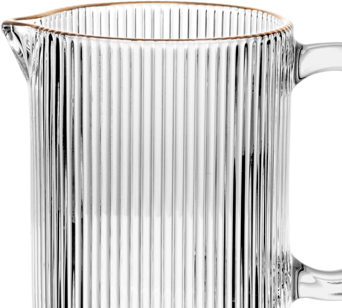 WOLFF - Jarra de Cristal com Fio de Ouro Lines 900ml