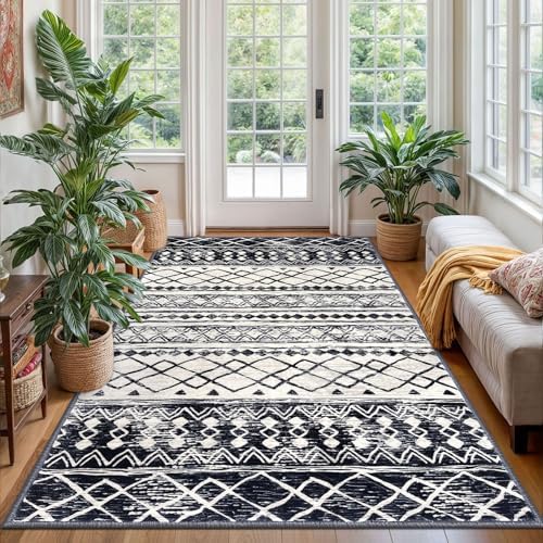 Amazon.com: KUTA 4x6 Rug Boho Rugs for Living Room, Moroccan Washable ...