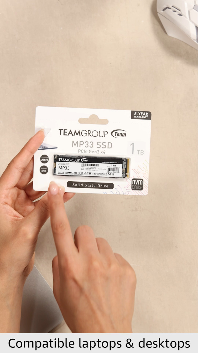 Amazon.com: TEAMGROUP MP33 1TB SLC Cache 3D NAND TLC NVMe 1.3 PCIe