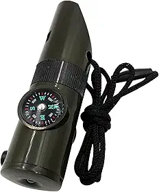 Apito de emergência com cordão, apito de segurança, acampamento, caminhada, resgate, sinal de sobrevivência