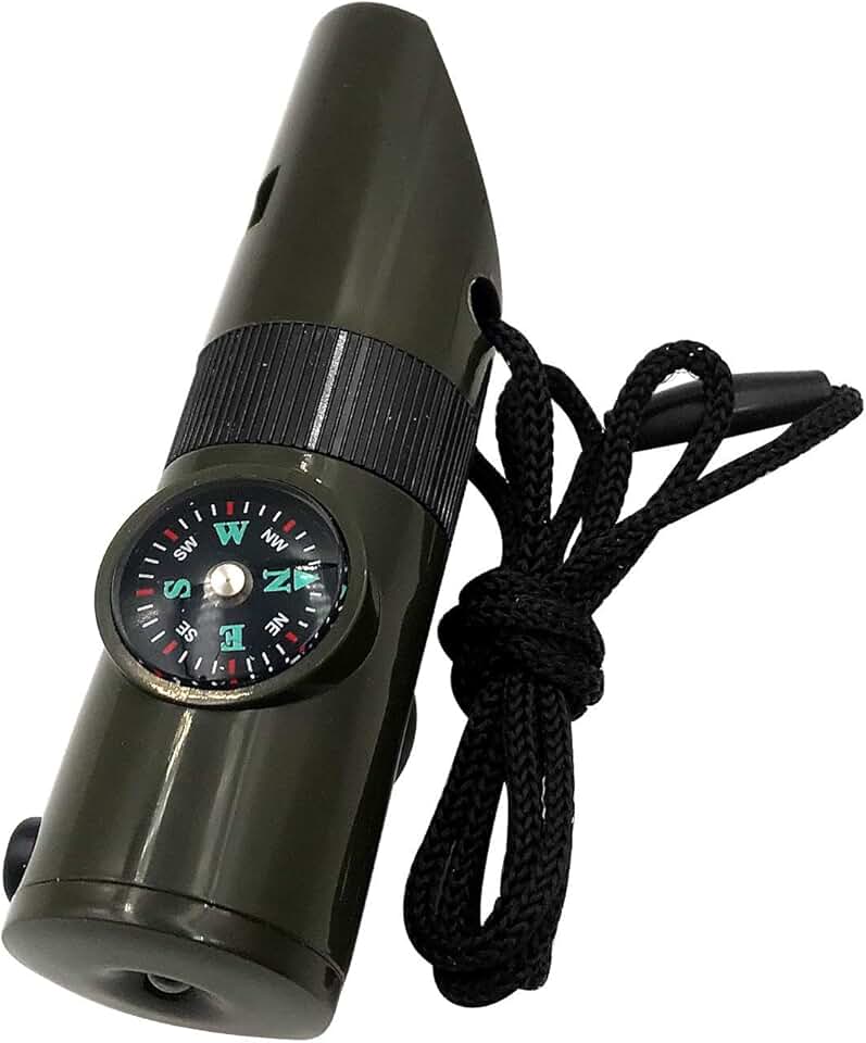 Apito de emergência com cordão, apito de segurança, acampamento, caminhada, resgate, sinal de sobrevivência