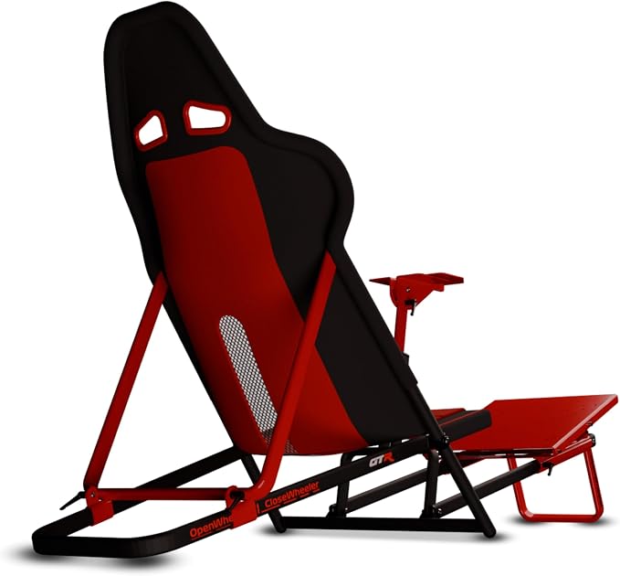 Simulador de manejo plegable GTA Compact V2 rojo y negro miniatura 7