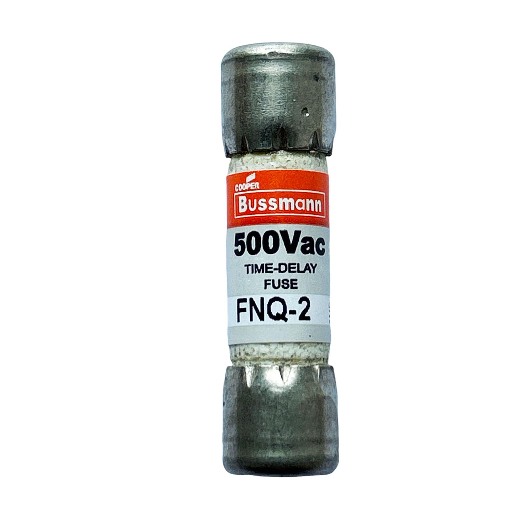New FNQ-2 FNQ-2A 500Vac Time Delay Fuse, Pack of 10