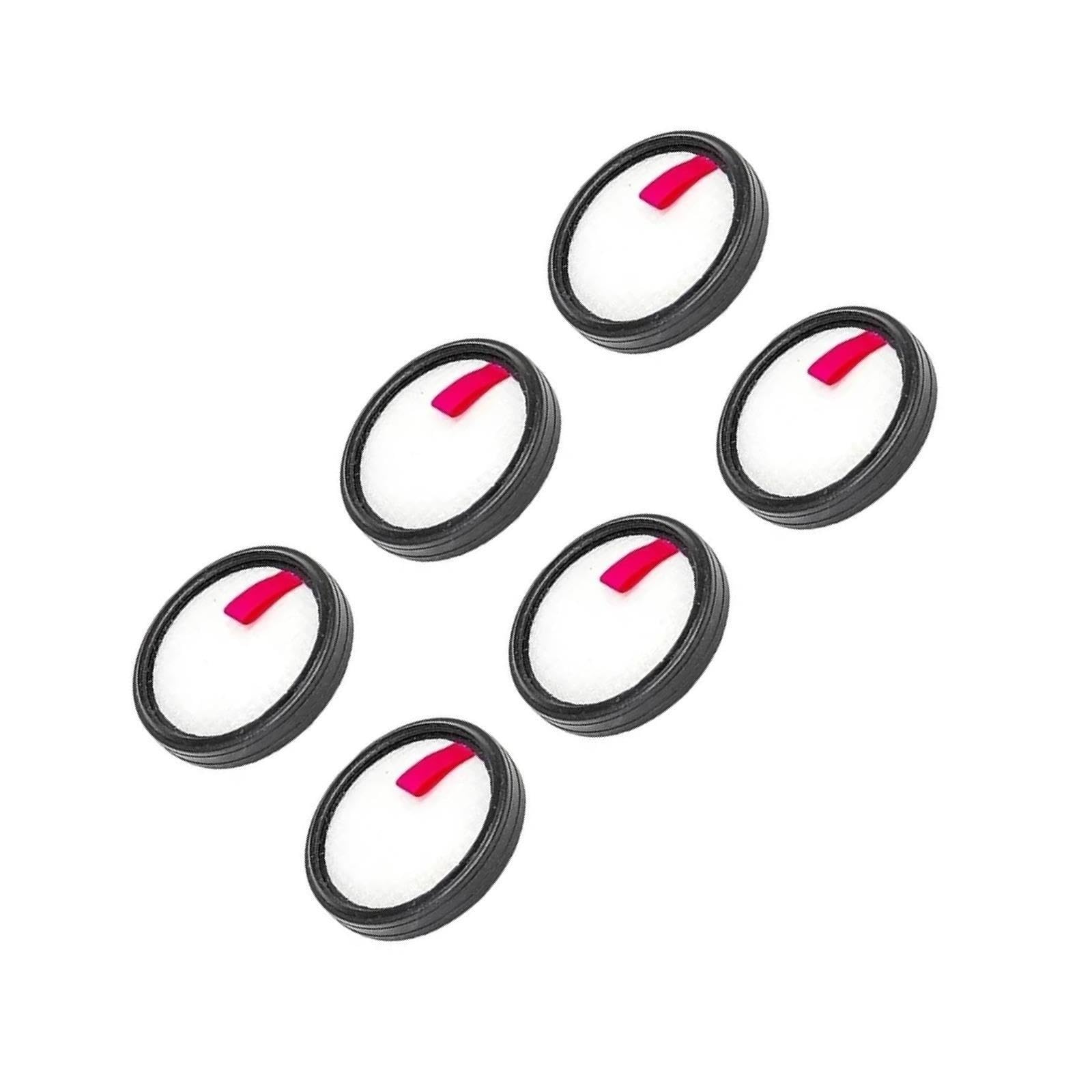 Paquete De 6 Filtros, Compatible Con Inse, K370 / N370, Componentes De Repuesto De Filtro De Aspiradora Inalámbrica