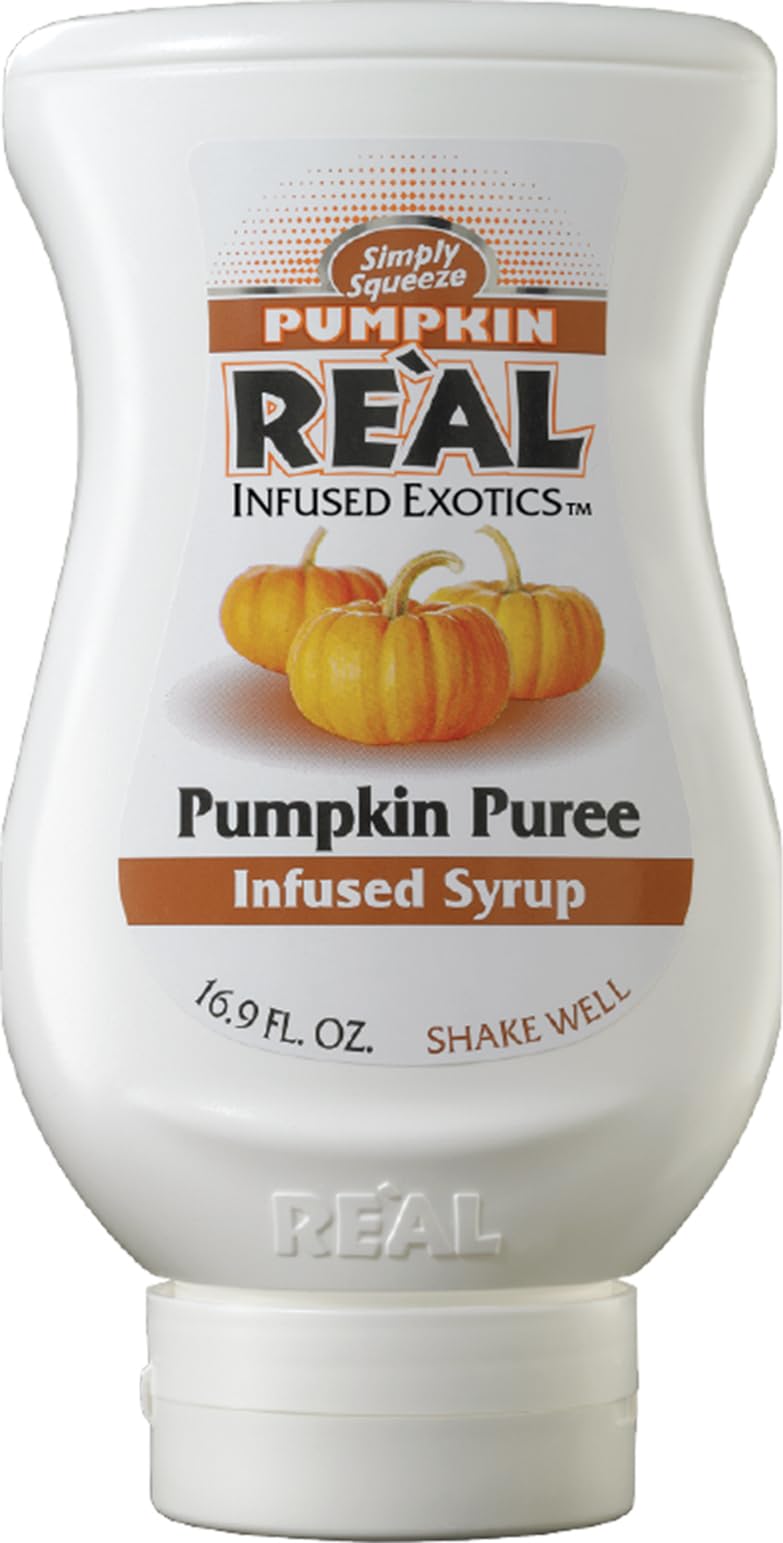 Pumpkin - Reàl Infused Exotics - Vegan - 500ml - Perfekt für einen Pumpkin Spice Latte - (1, Kürbis)