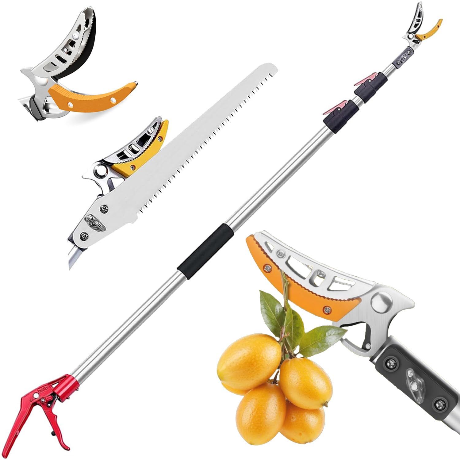 Amazon | TechPeak 高枝切りバサミ たかえだきりはさみ 採果 超軽量