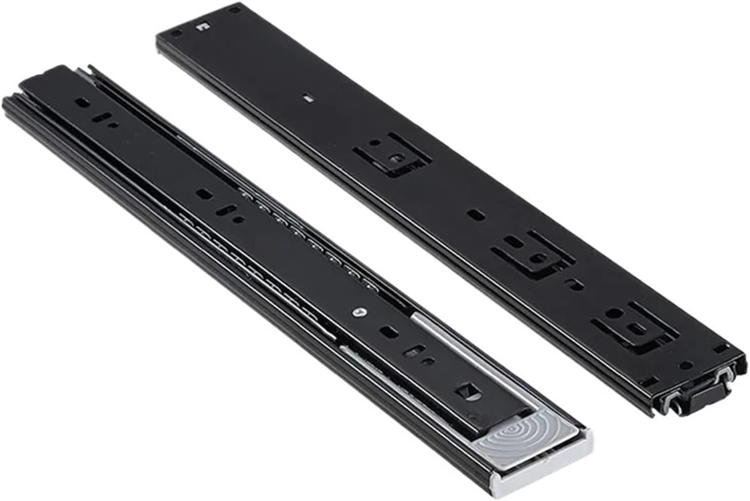 Heavy Duty Drawer Slides 3 Way Slide Rail Press Rebound Drawers Sliding Track Slides(DG307 20 Inch)