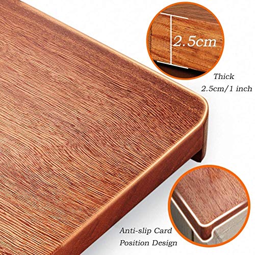 Planche à découper bloc de boucherie en bois noble réversible de qualité supérieure