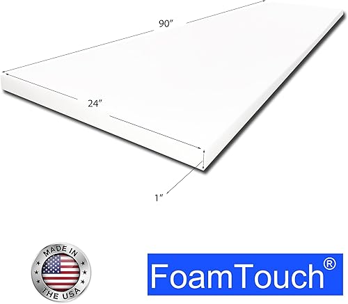 Miniatura 10 de FoamTouch Espuma de tapicería 3x24x90HDF1.8, 3x24x90, blanco