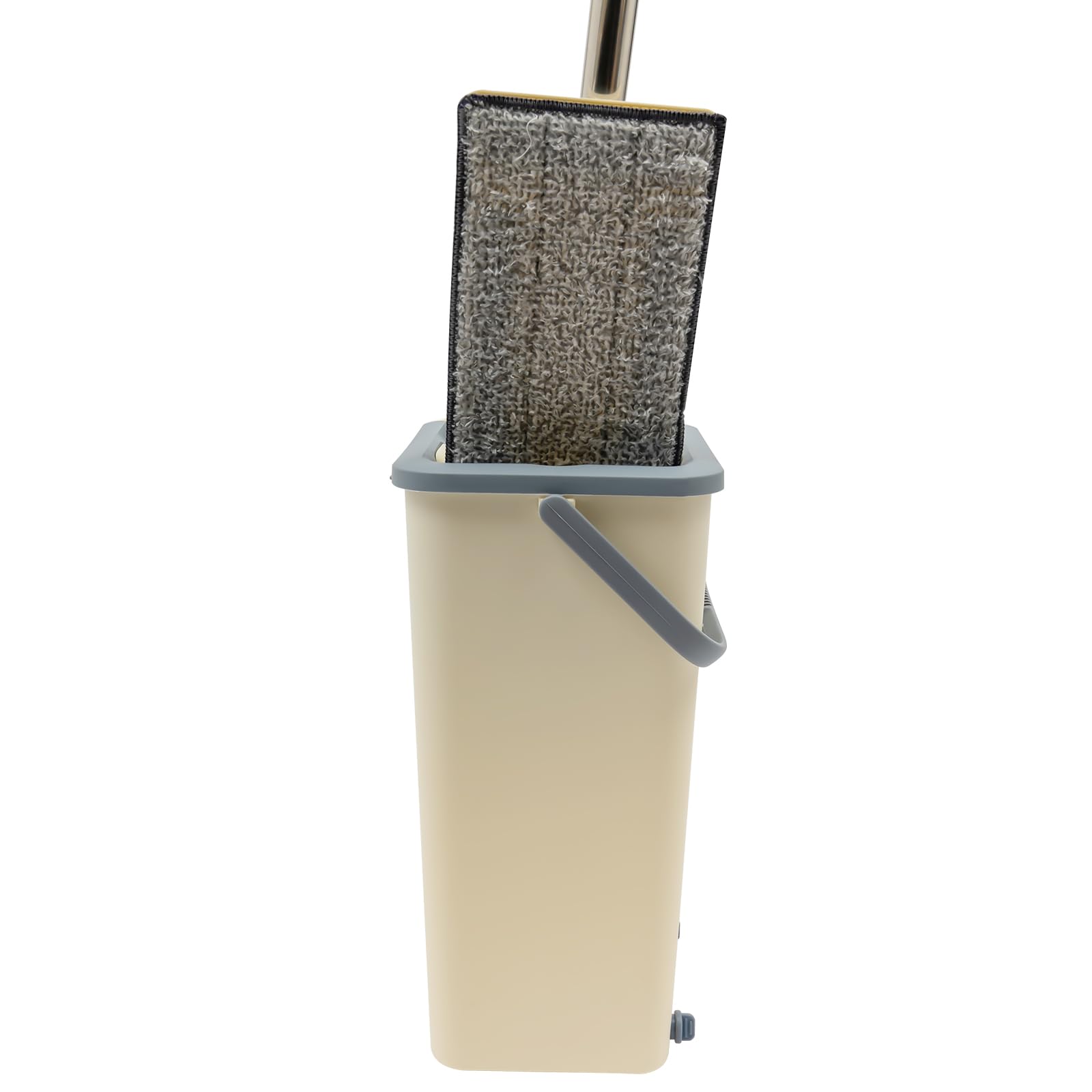 Juego de fregona con cubo, juego de 360 mopas + 10 almohadillas de microfibra para azulejos, madera dura, mármol