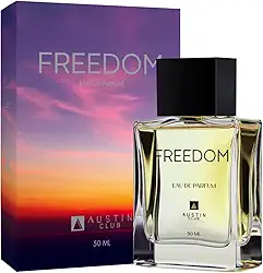 Perfume Masculino Amadeirado Especiarado Freedom 50ml Longa Duração Marcante Eau De Parfum