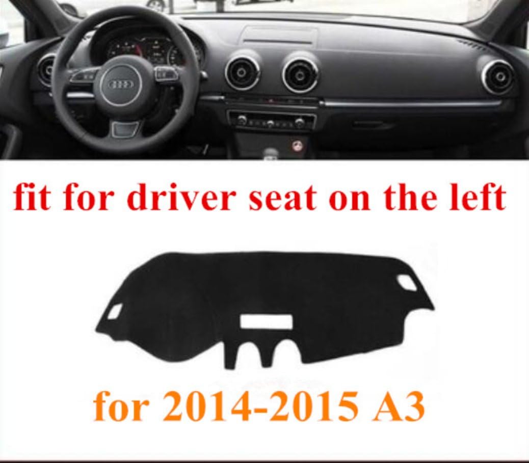 HEALiNK Car Dashboard Cover Mat for Audi A3 2014 2015
