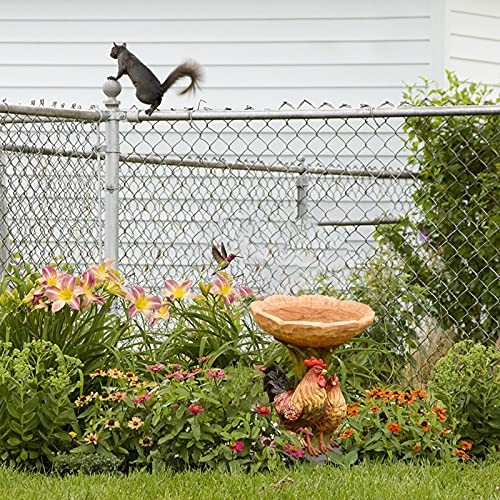 Lekgymr Bird Bath Bowl For Garden, Yard And Patio Decor, Multi-Purpose Bird Baths Tray Outdoors Standing Handmade Resin Wild Bird Feeders #TOP3