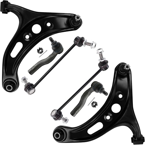 Miniatura 155 de Detroit Axle - Kit de brazos de control inferiores delanteros para Jeep Grand Cherokee Dodge Durango 2011-2015 2012 2013 2014, 2 brazos de control