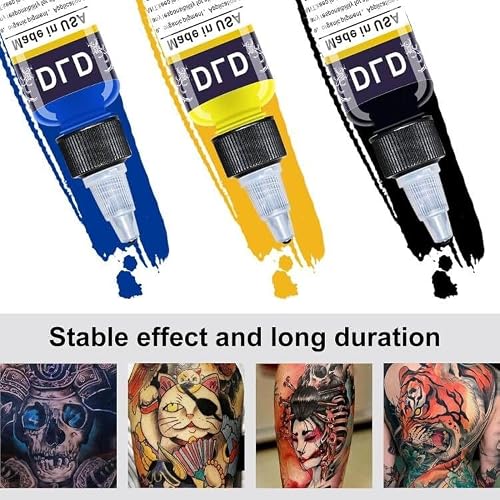 BAODELI 25PCS Tattoo Inks Set - 0.5oz/15ML Tattoo Ink Color Set, Tattoo Inks Pigment Kit for Tattoo Kit, Tattoo Ink Set - Tattoo Ink Set with 25 Vibrant Colors