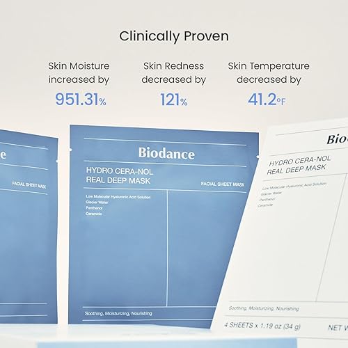 Miniatura 6 de BIODANCE Hydro Cera-nol - Máscara profunda real, máscara de hidrogel durante la noche, máscara facial hidratante para pieles sensibles, reducción