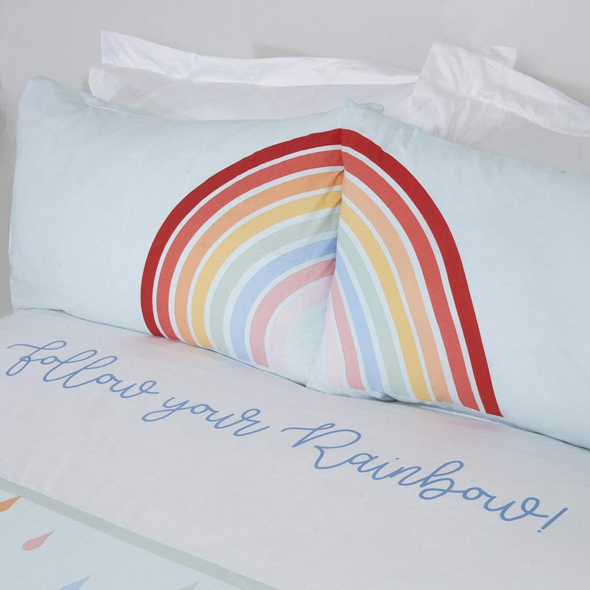 Rapport Home - Single Duvet Cover Set - Rainbow - Cotton Blend