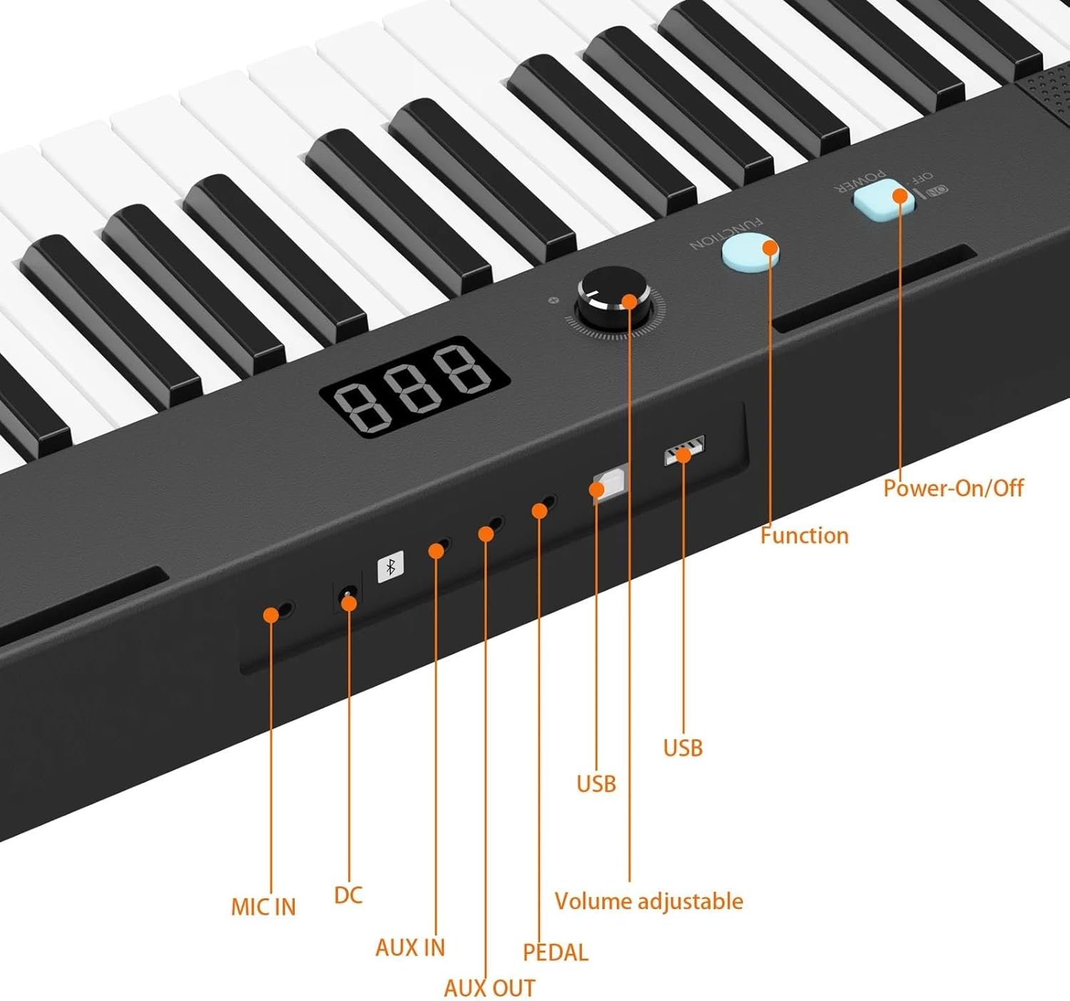Alesis キーボード ピアノ 61鍵盤 スピーカー内蔵 ポータブル 初心者