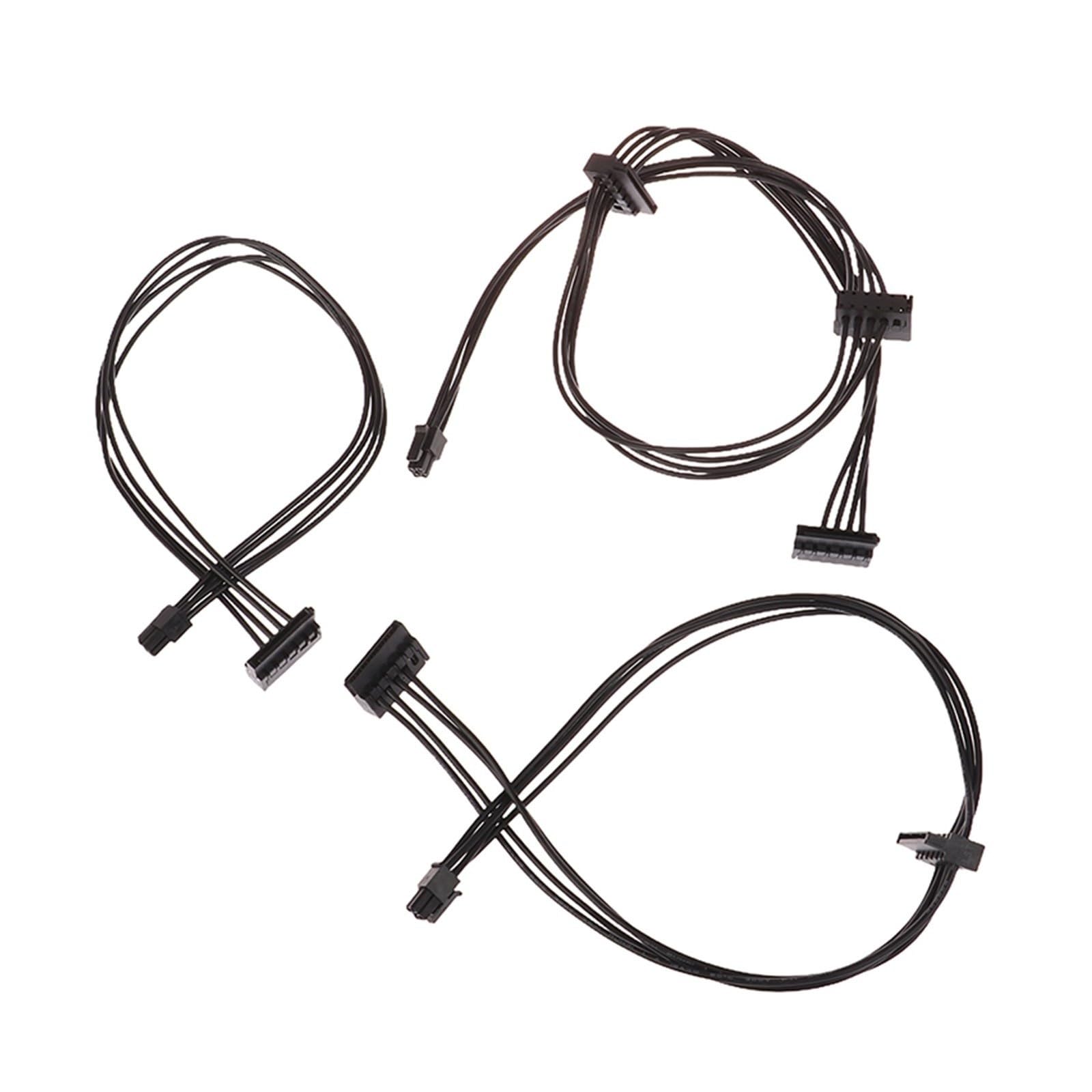 Generico Cavo di alimentazione da 4 pin a SATA, compatibile for HDD SSD