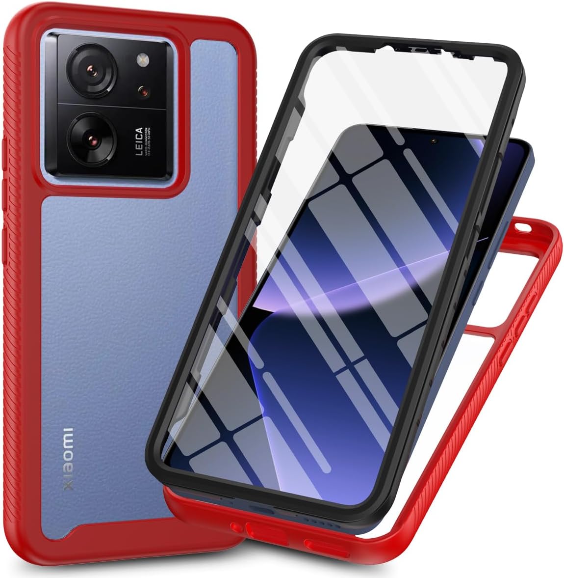 Motorola Moto G84 5G Case with Builtin Screen Protector, 360 Full Body Protective Cover Heavy