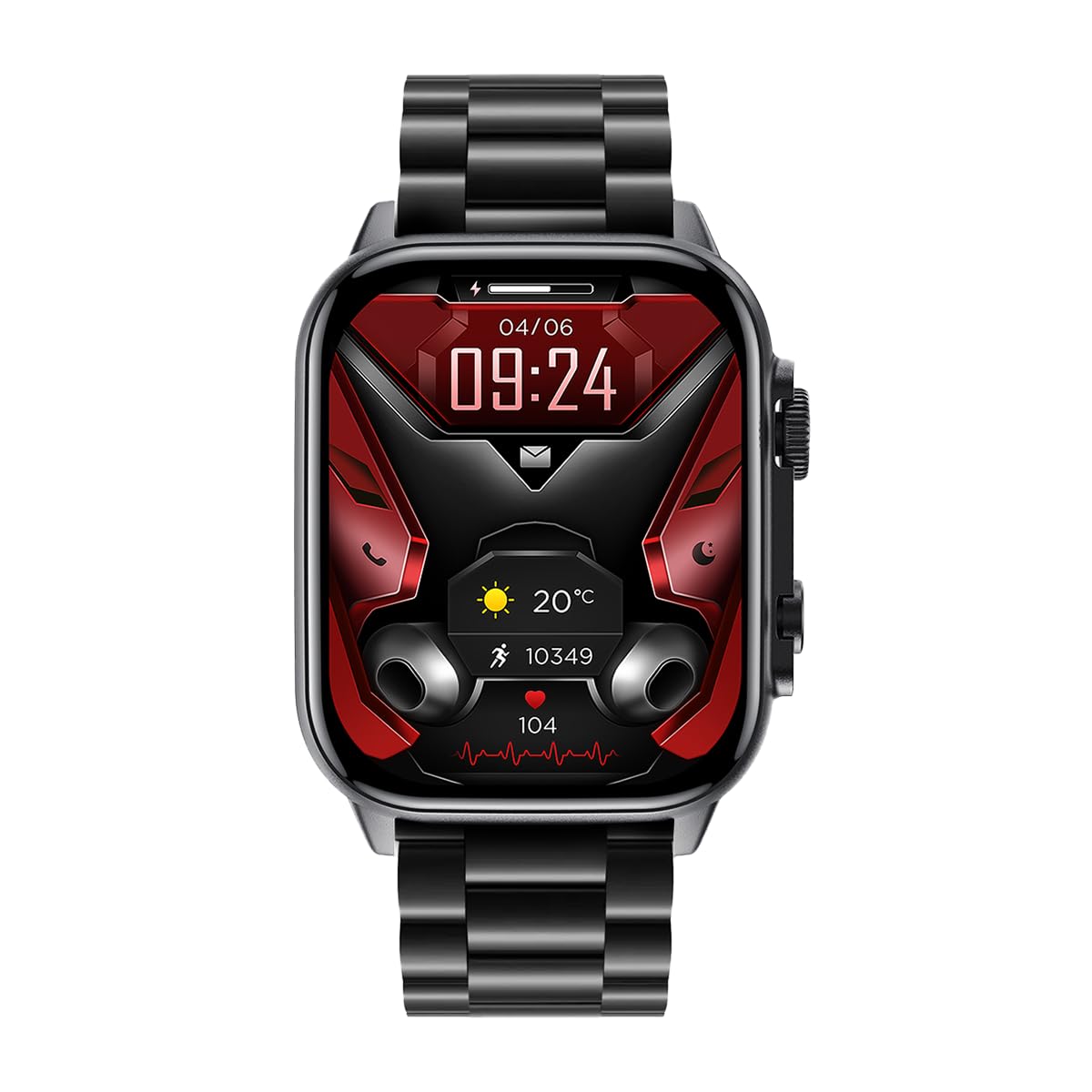 OriGen Smart Watch for Men & Women, 1.96 AmoLed Display, AI Voice Assistant, 15 Days Battery On Standby, IP68 Water Resistant, Voice Assistant Features, Cullinan Pro (Black) (B0D1YD36BK) Amazon Price History, Amazon Price Tracker