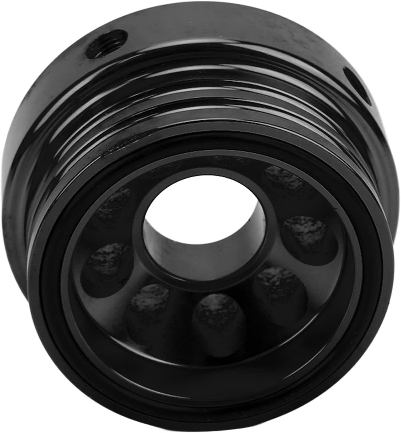 Oil Plate Adapter, Oil Filter Adapter, Oil Filter Plate Thread Adapter, Universal Oil Filter Plate Aluminum Adapter, Compatible with FR-S, BRZ, GT86, and More (Black)