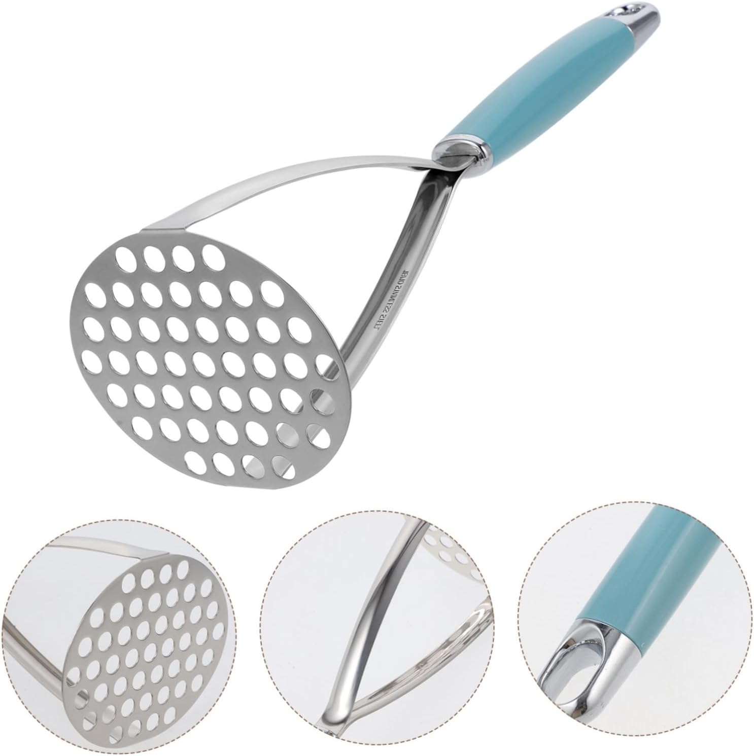 Potato Ricer Alternative Metal Potato Masher for Mashers Restaurants Fast Food Hotels Comfortable to Hold