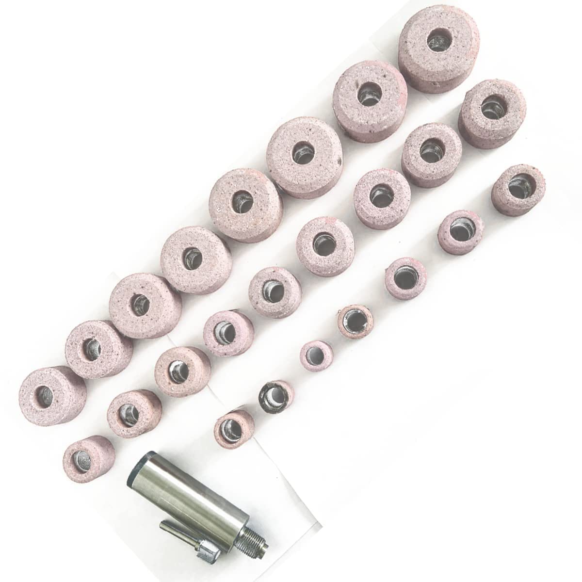 SIOUX VALVE SEAT WHITE GRINDING WHEELS SET 24 PCS STONE HOLDER STAR
