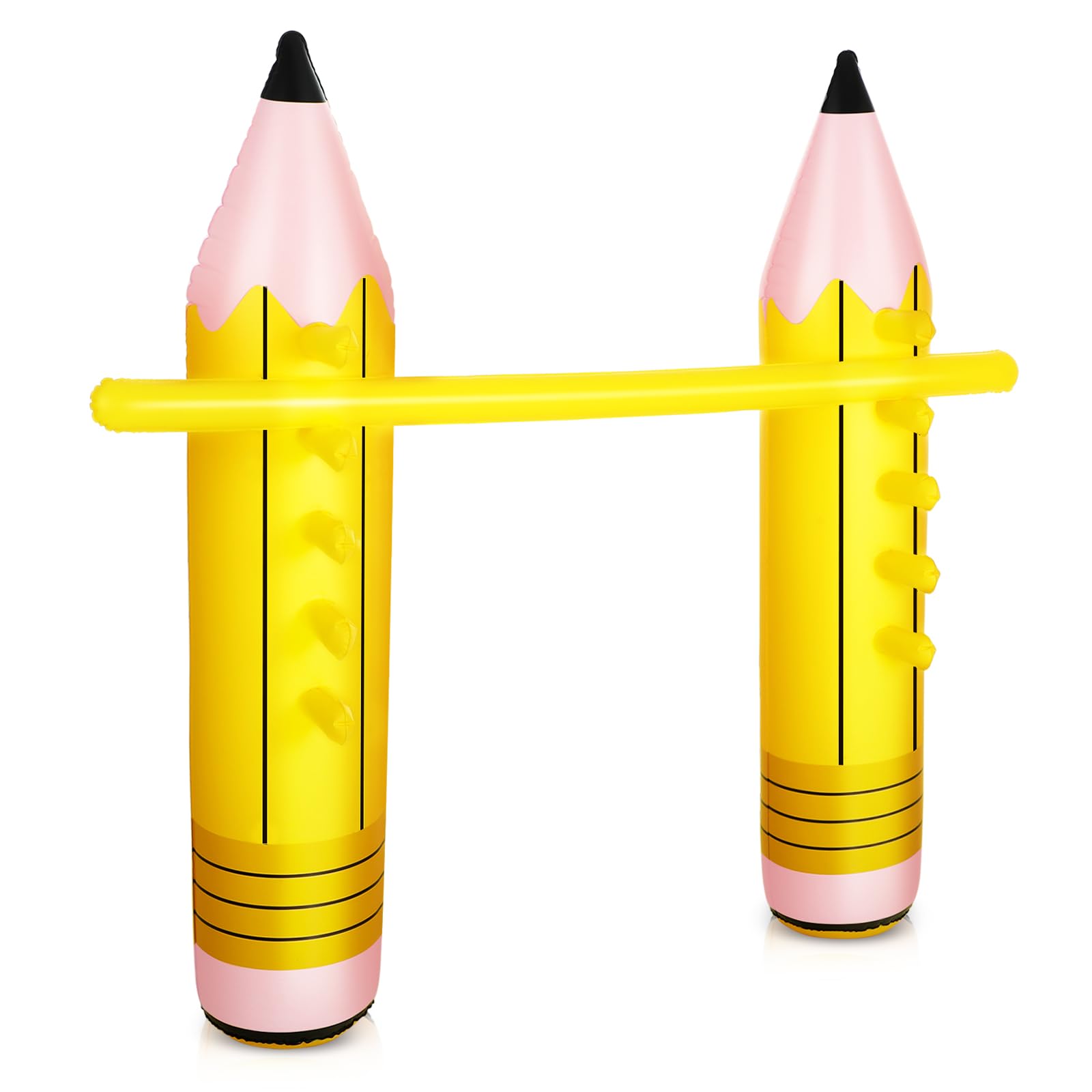 Jenaai Inflatable Pencil Limbo Game for Kids Back to School Limbo Stick Limbo Pole Fun Inflatable Pencil Decoration Giant Prop Birthday Party Games for Kids School Student Classroom Home Decor