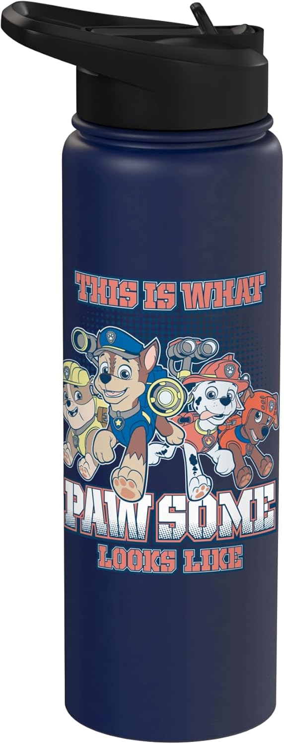 This Is What Paw-some Looks Like Stainless Steel Insulated Water Bottle