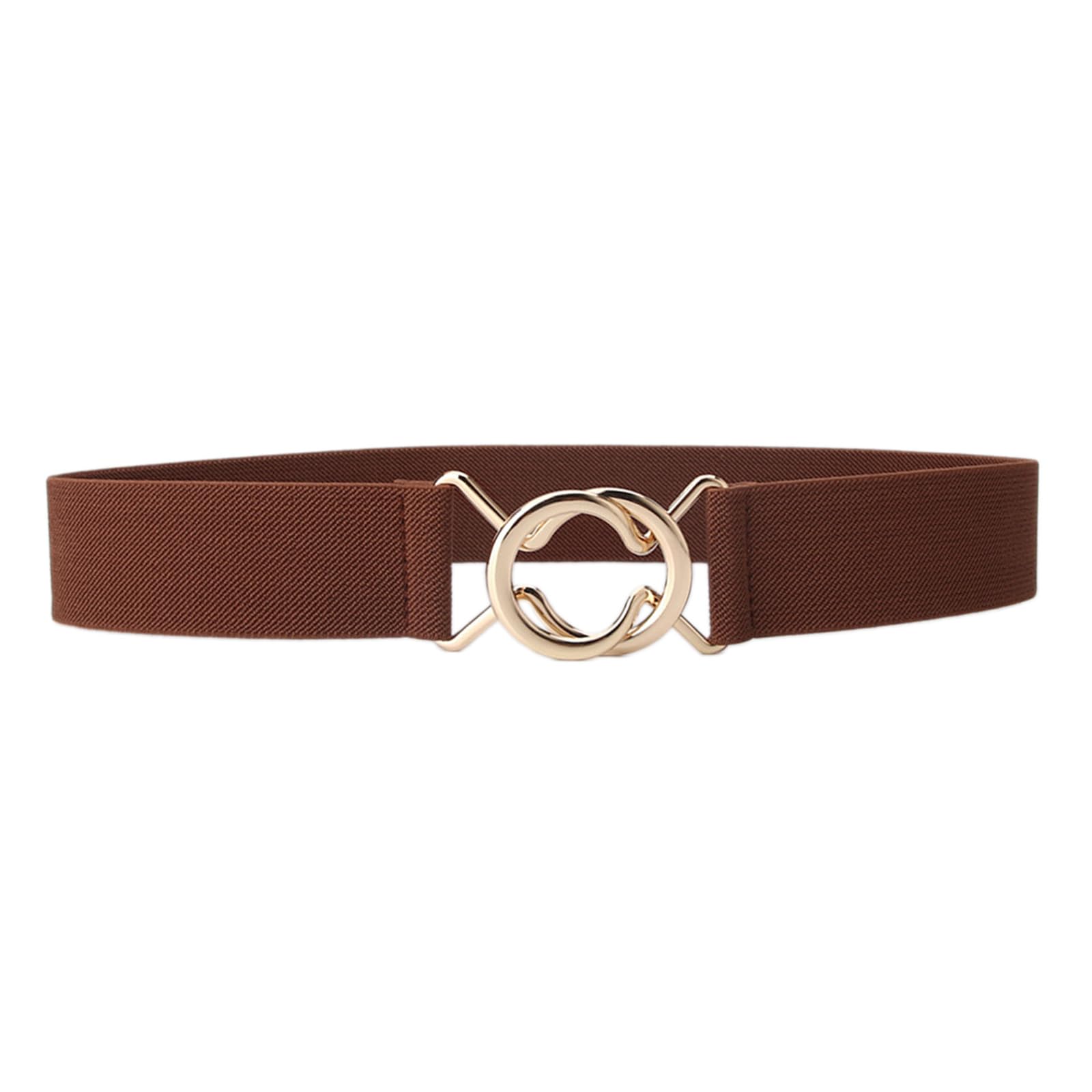 MICFENY Stretchable Metal Hook Buckles Waistband Women Waist Cincher Elastic Waist Belt For Women Daily Outfit