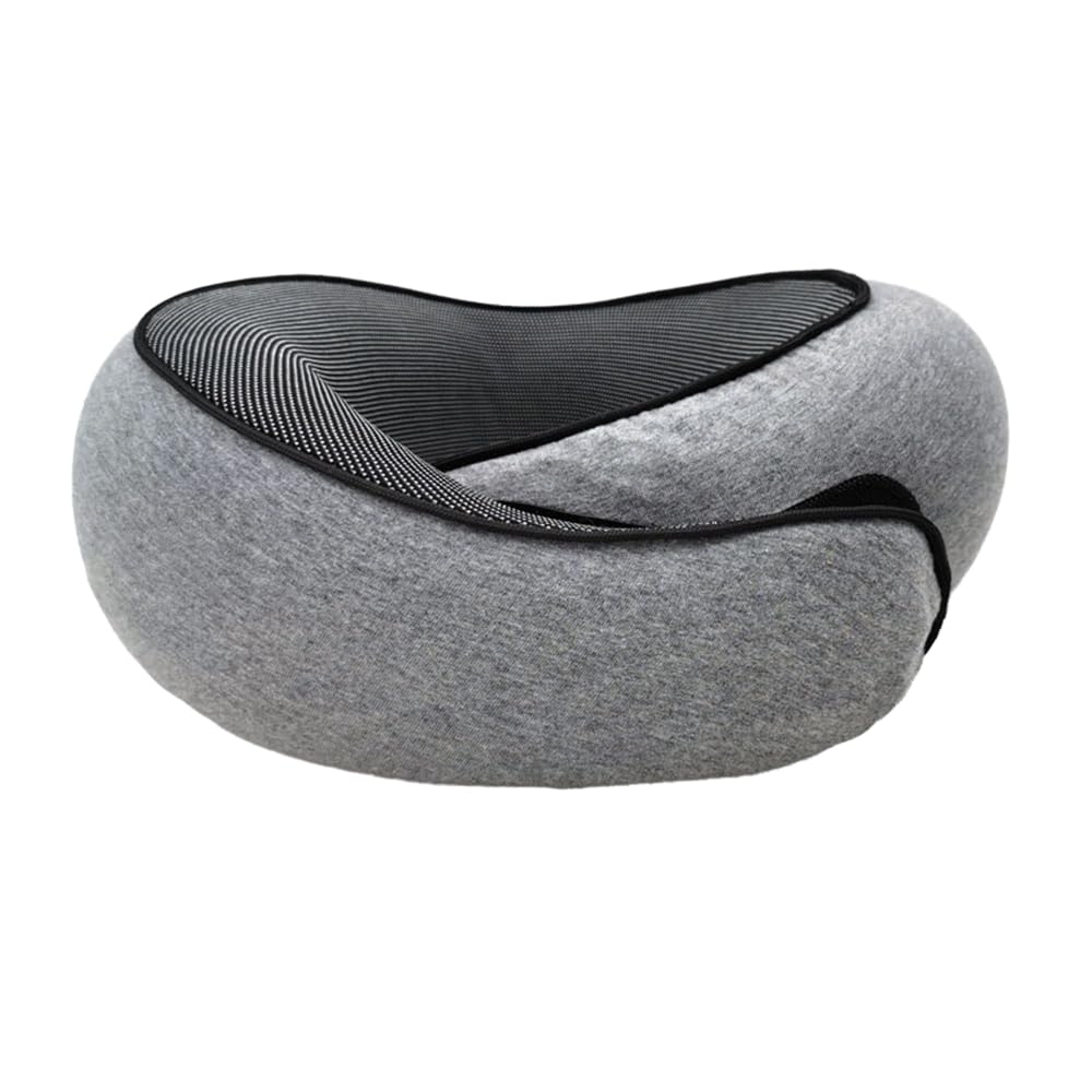 Schoen-Ding Ergo Pro Nackenkissen neuleben Snooze - Schlafhilfe Nackenstütze Nackenkissen Memory Foam Nackenkissen für Flugzeug und Auto, verstellbares Nackenkissen für Erwachsene