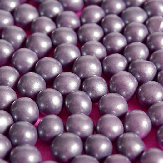 Purple 6mm Edible Pearls Natural Colour 