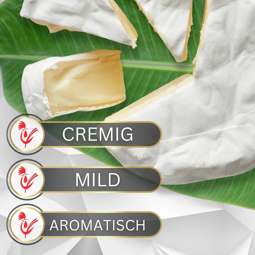 Tiroler Bauernstandl® Camembert Probierpaket | 3 Käse am Stück | Sahne Frischkäse für Käseplatte und Käsefondue | Idealer Käse als Geschenk