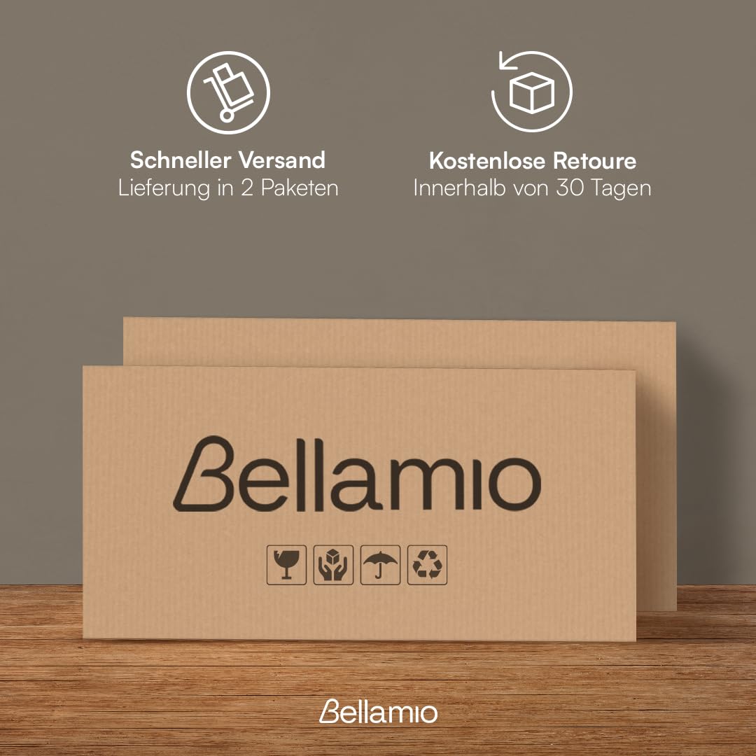 Bellamio Aland Dachschräge Regal weiß 100x90x52 HxBxT Schrank 2 Türen 3 Fächer Bücherregal Kleiderschrank