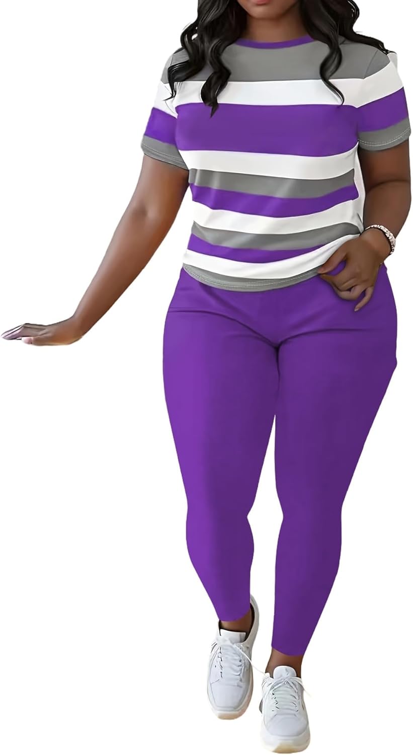 hbq women two piece summer sweatsuits track suits outfit