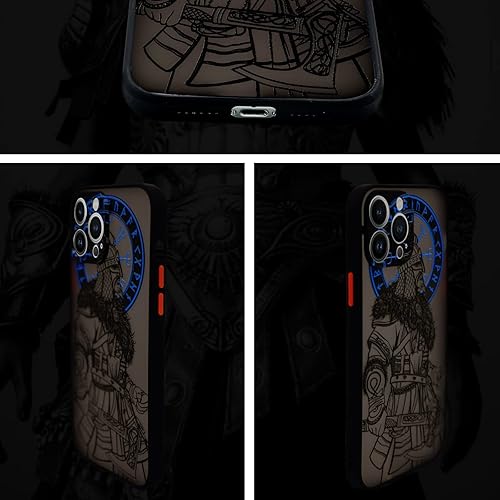 Miniatura 9 de Cool Gladiator - Funda de teléfono con relieve 3D compatible con iPhone 78SE transparente esmerilado a la moda