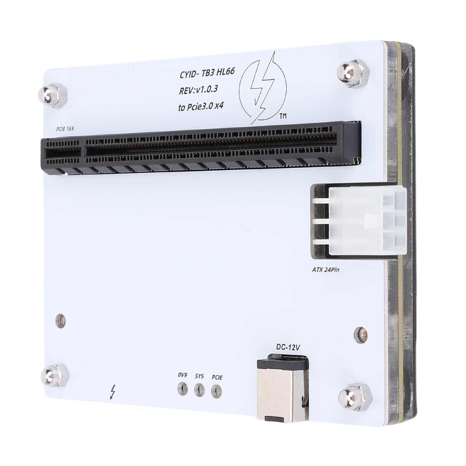 Bewinner Externes Grafikkarten-Dock, USB4.0-GPU-Dockingstation, PCIe 16X-Steckplatz, Externes EGPU-Dock, Unterstützt PCIe SSD, Sound, Netzwerkkarte, Hot-Swap, Inklusive 1 M Datenkabel mit JHL7440
