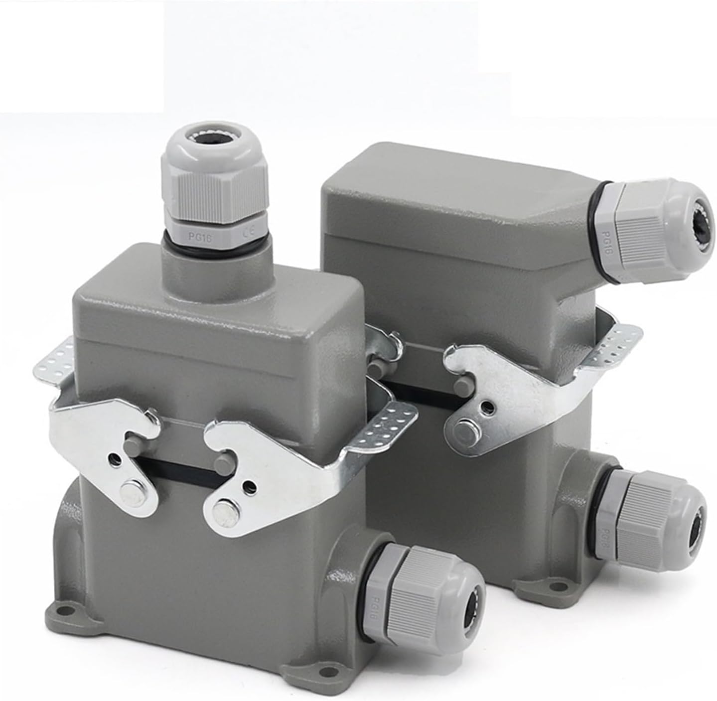 H10A-HA-010-4 Heavy-Duty Connector 10 core Parallel Test Single Buckle Aviation 16A250V Screw Connection(Lateral line)