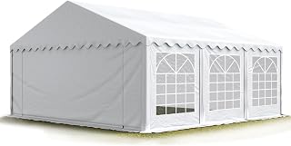 TOOLPORT 20x20 ft Marquee Party Tent PVC 700 N Canopy Waterproof White