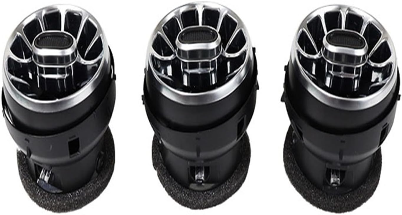 Car Dashboard Air Conditioning Air Outlet Vents Ambient Light Fit For Ford Fit For MUSTANG 2015-2021(3PCS)